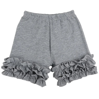 Baby Cotton Ruffle Baby Shorts Toddler Girls Shorts Kids Knit Icing Baby