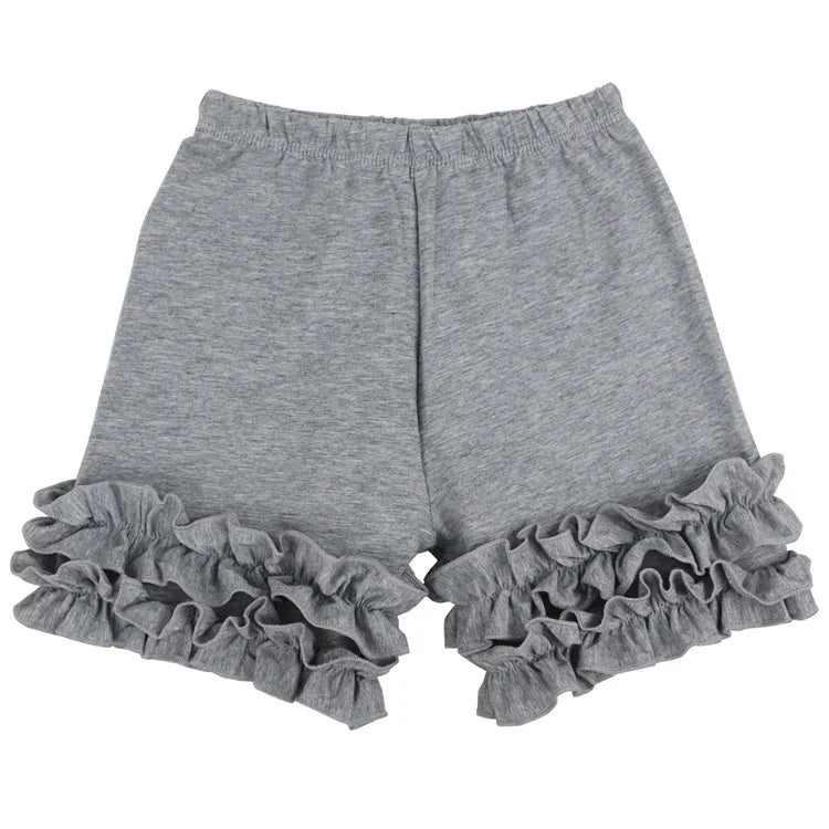 Baby Cotton Ruffle Baby Shorts Toddler Girls Shorts Kids Knit Icing Baby Girl