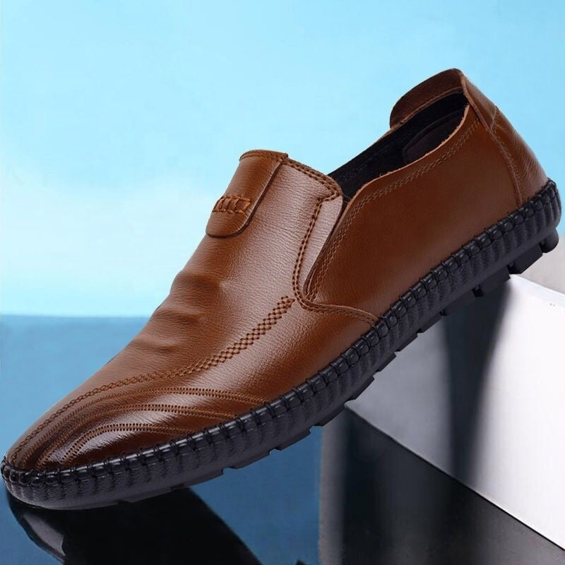 Men Leather Shoes Mens Loafers Moccasins Mens Shoes