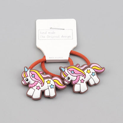 Cute Small Animal Silicone Unicorn Hair Band Rubber Band High Elastic