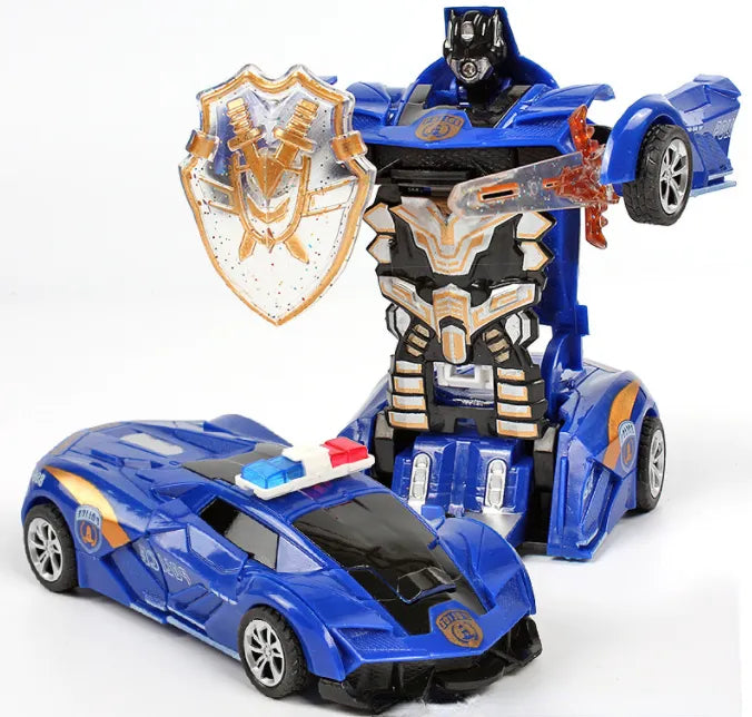 One-Key Deformation Car Toys Automatic Transform Robot