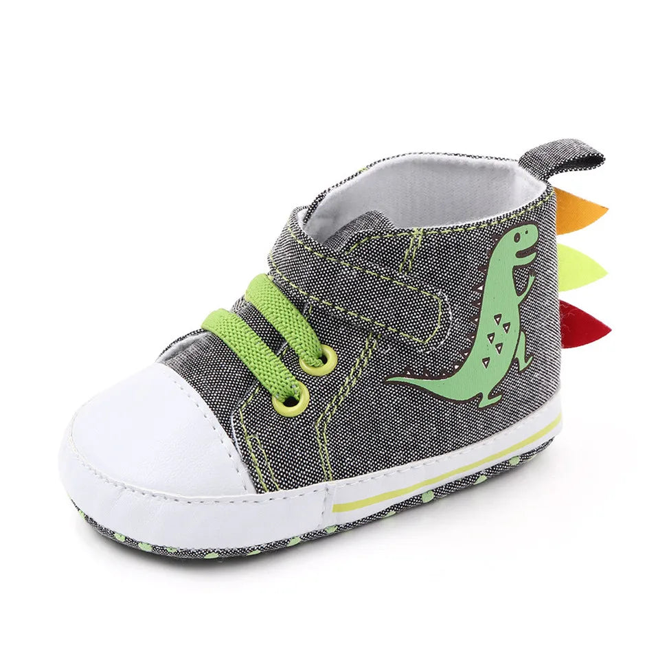 2024 Spring Canvas Shoes for Newborns Baby Shoes Soft Sole