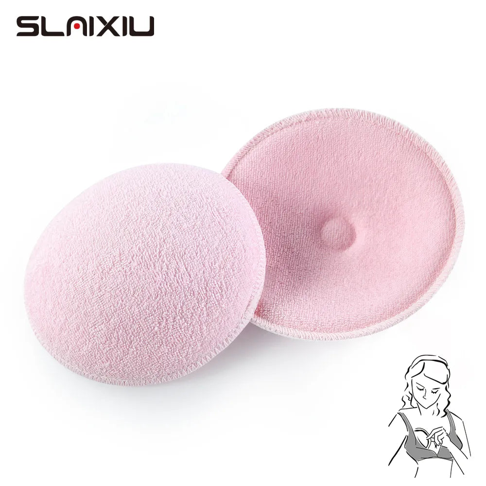 Surface Cotton + Sanitary Sponge Reusable Breast Nursing Pads Soft 3D Cup