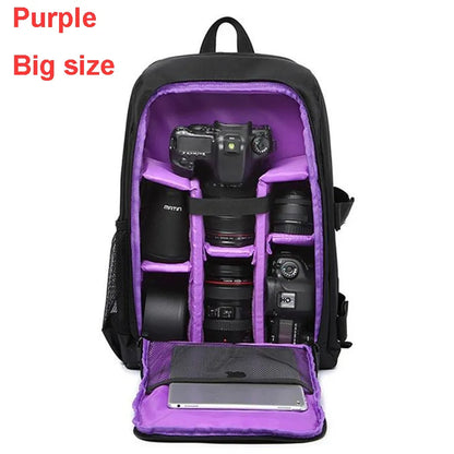 Waterproof DSLR Backpack Video Digital DSLR Camera Bag Multi-Functional Outdoor