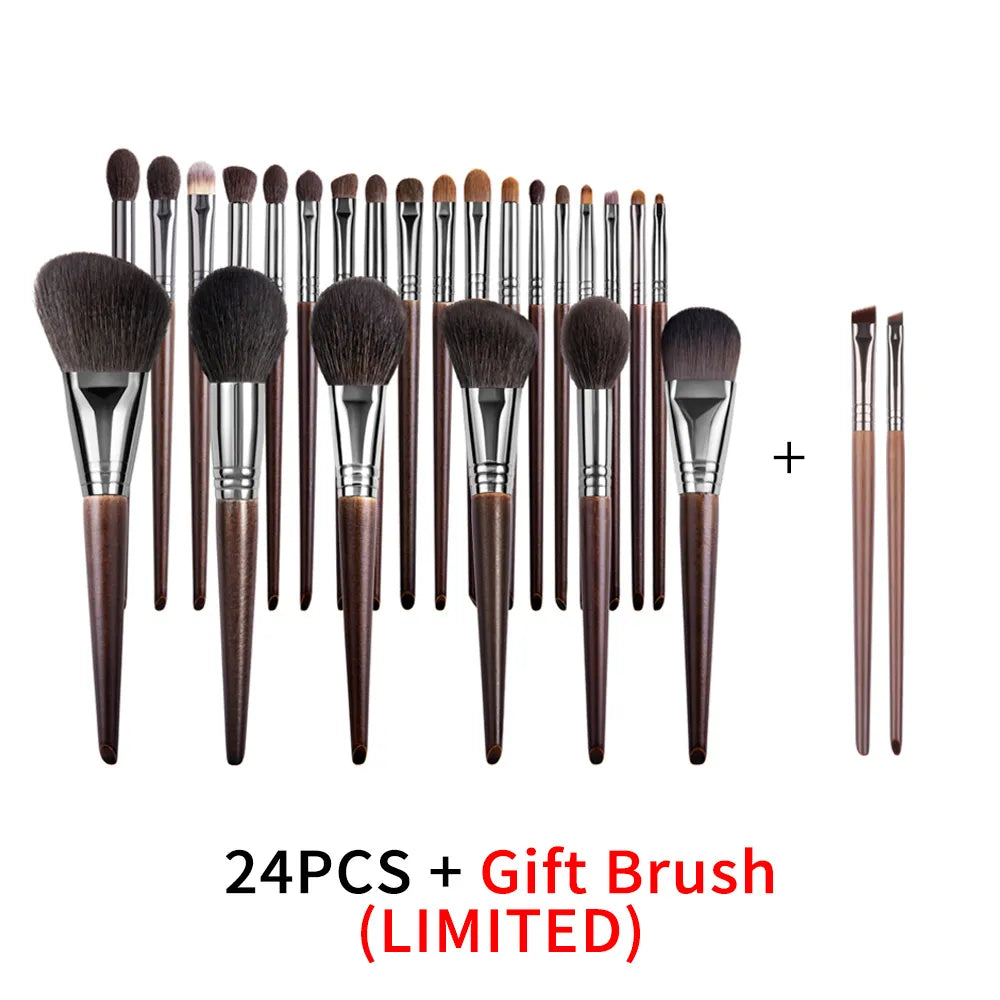 OVW Natural Makeup Brushes Set Eyeshadow Make Up Brush Kit for Makeup