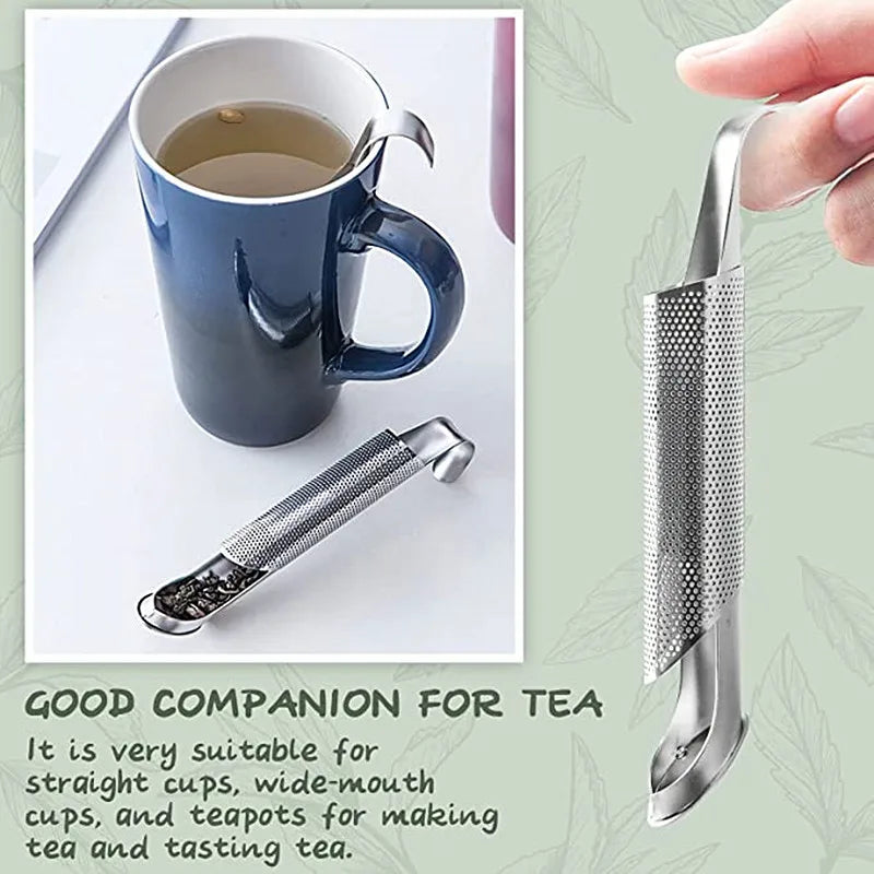 Stainless Steel Tea Infuser Creative Pipe Design Metal Tea Strainer for Mug