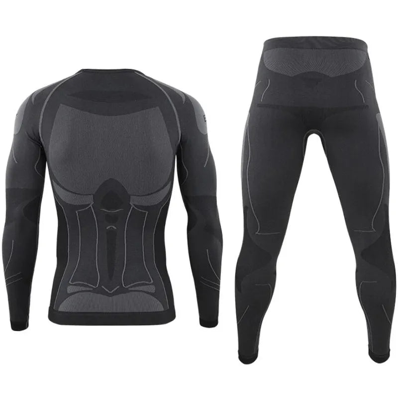 Seamless Tight Tactical Thermal Underwear Men Outdoor Sport