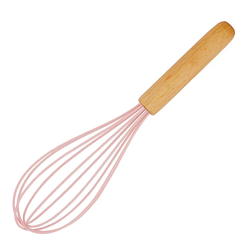 Food Grade Silicone Kitchenware Household Wooden Beech Handle Cooking