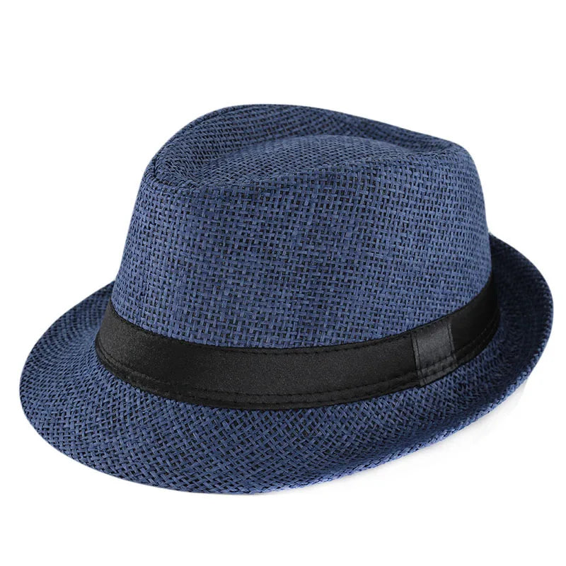 New Fashion Kids Sun Hat for Boys Summer Caps Casual Straw Caps Children Solid