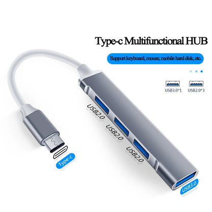 Mini USB Hub Extensions 4 Port USB 3.0 Hub 2.0 Multi USB Splitter Adapter