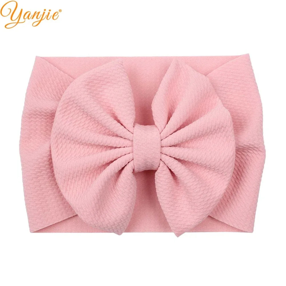 YANJIE 2023 New Turban Fashion 5'' Hair Bows Headband