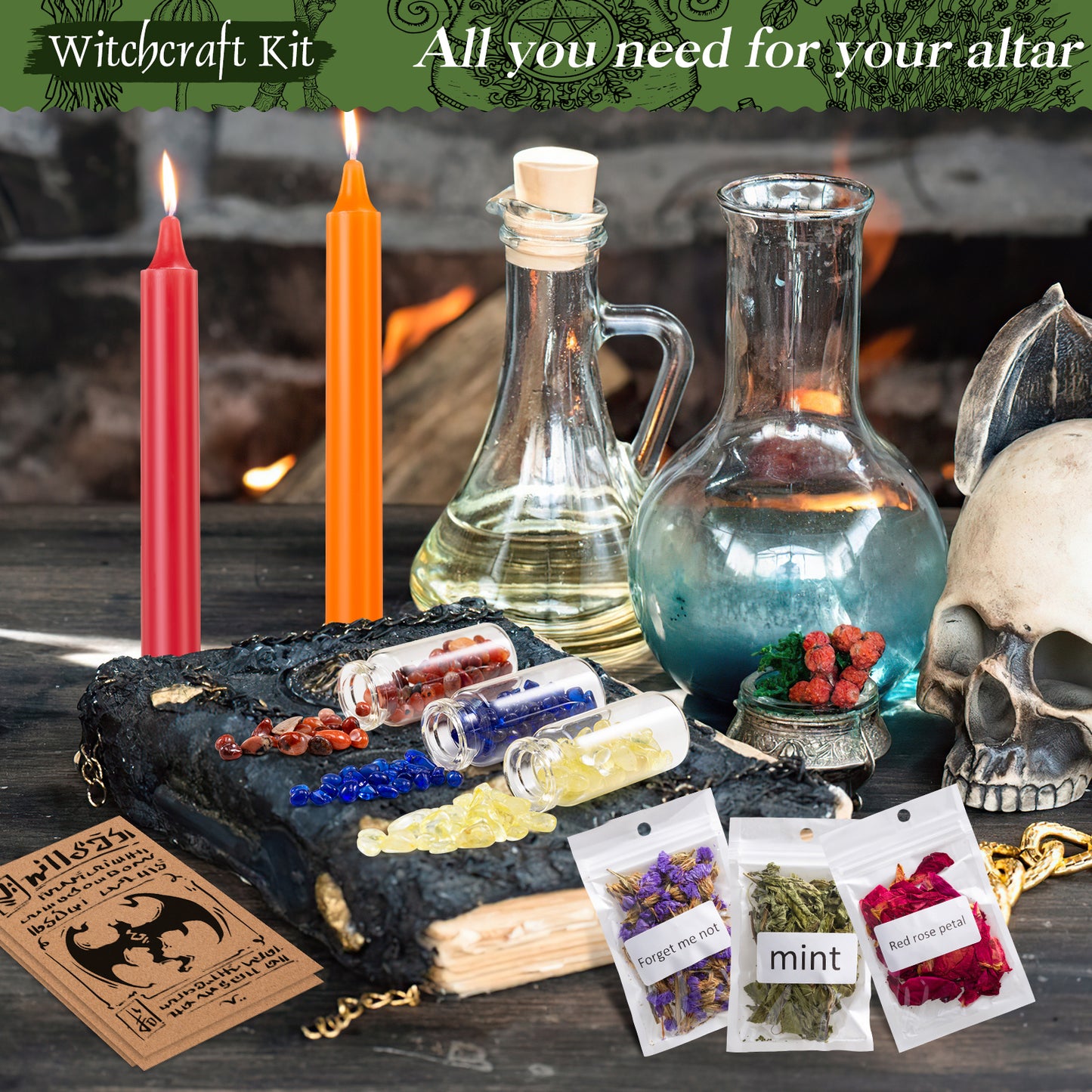 Altar Ceremony Witchcraft Tools Magic Wand Decoration Witch Supplies Gift Box