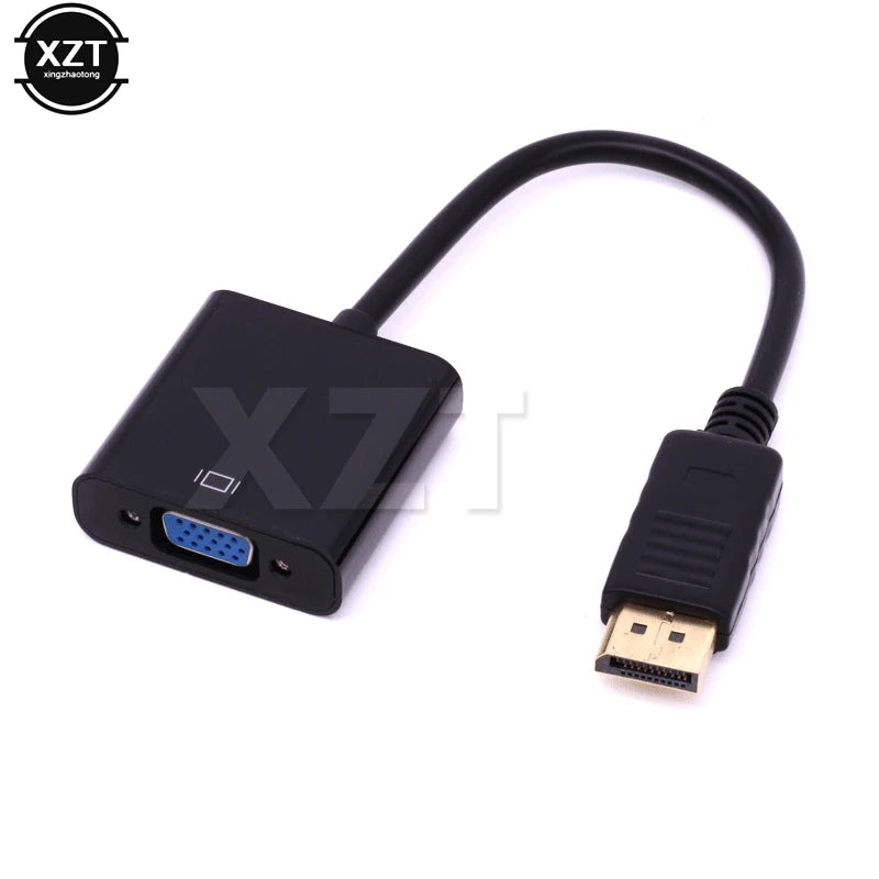 DisplayPort Display Port DP to VGA Adapter DP to VGA Cable 1080P Male to Female