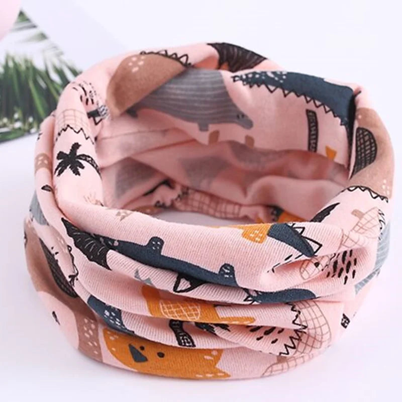 New Autumn Winter Girls 100% Cotton Scarf Children Scarf