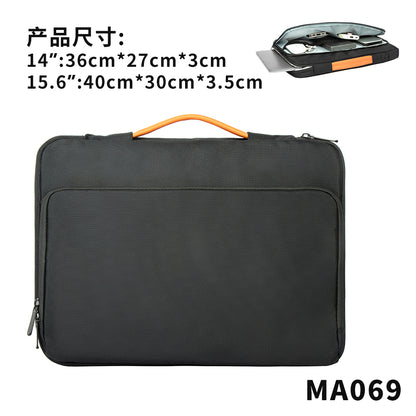 Business Laptop Bag 15.6 for HP Dell ASUS Macbook Zipper Front Accessories