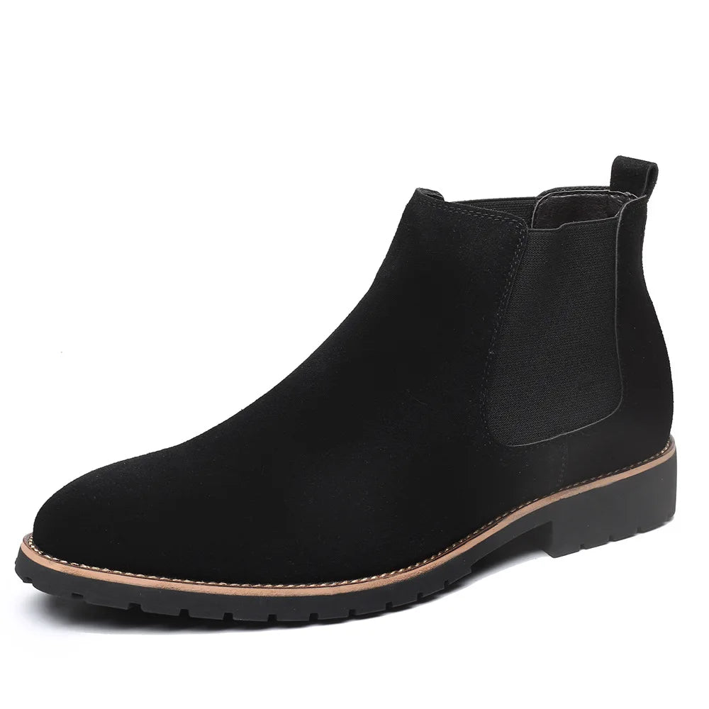 Premium Suede Leather Italian Stylish Matin Boots Large Size 39-48  Chelsea