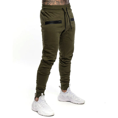 New Design Mens Pants Casual Stock Joggers Pants Knit Fabric Sweatpants High