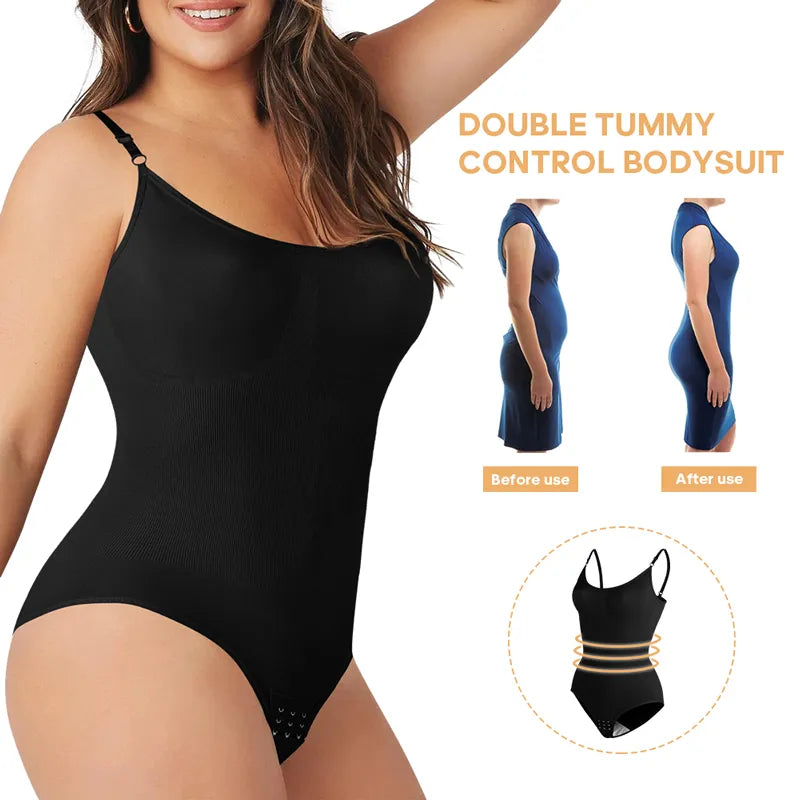 Burvogue Women Sexy Seamless Body Shaper Butt Lifter Tummy