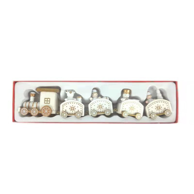 Sets Baubles Wooden Presents Christmas Toys Train Ornaments From Christmas Gifts