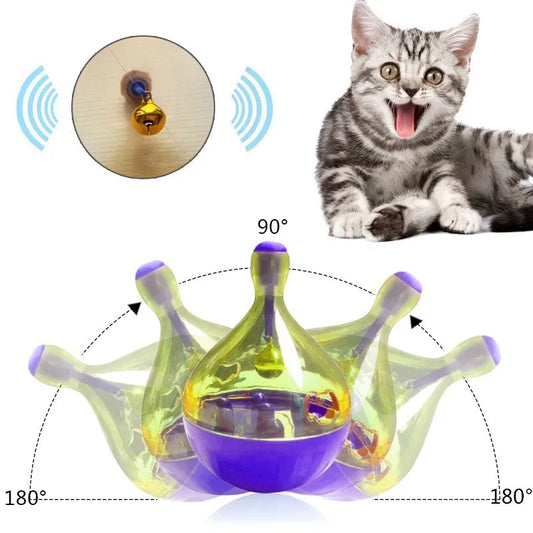 Pet Dog Fun Bowl Feeder Cat Feeding Toys Pets Tumbler Leakage Food Ball Pet