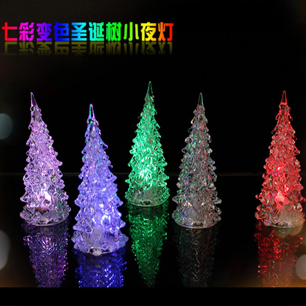 LED Light Crystal Acrylic Artificial Christmas Tree