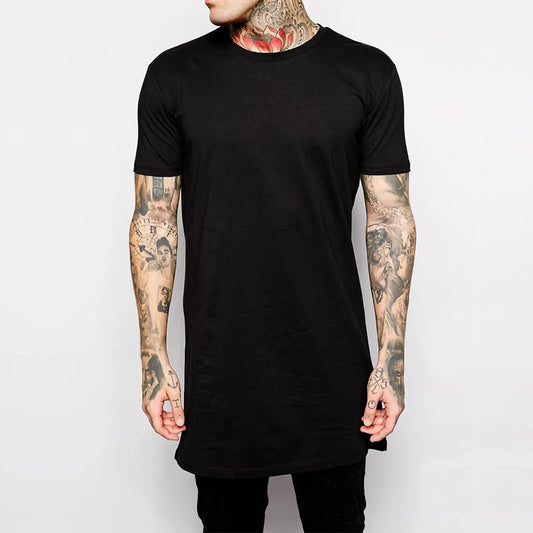 2024 MRMT Hip Hop Men's T-Shirt US Size Longline Man T-Shirt Short Sleeve Men