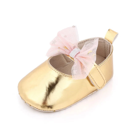 Bowknot Princess Baby Girls Shoes Breathable Mesh Flats Shoe