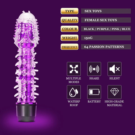 Jelly Dildo Realistic Vibrator Penis Butt Anal Plug Vibrators Erotic Goods