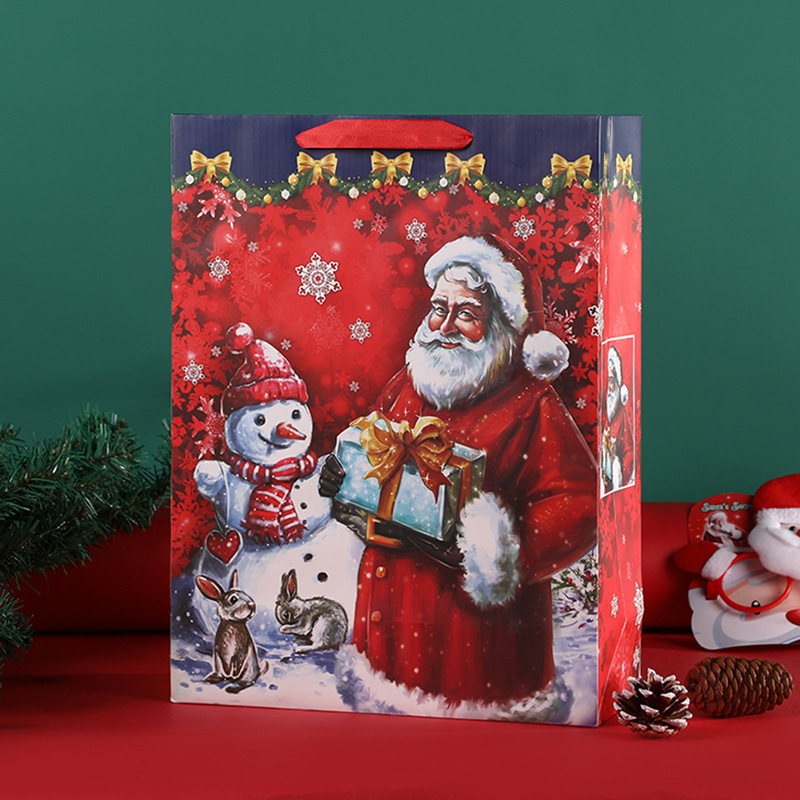 New Spot Christmas Gifts for the Elderly Portable Creative Apple Wrapping Bag