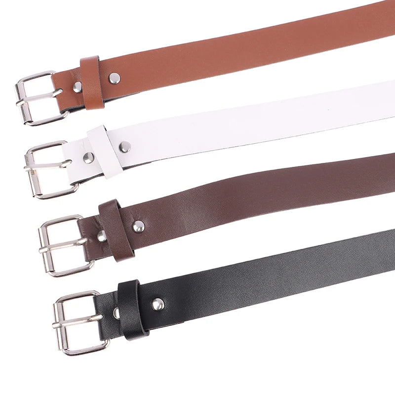 100cm Kids Belt PU Leather Ceinture Enfant Waist Belt Straps Boys Girl Children