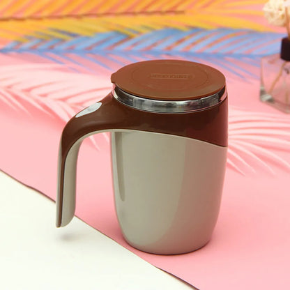 Lazy Coffee Auto Stirring Cup Magnetic Rotating Electric Milk Cup