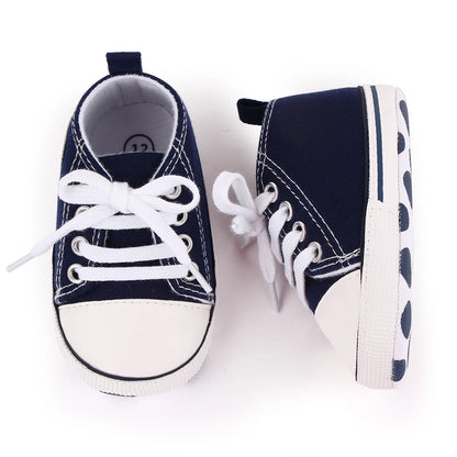 Baby Canvas Classic Sports Sneakers Newborn Baby Boys Girls