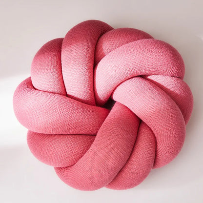 Regina Cotton DIY Hand Knot Back Cushions Cozy Car Lumbar Pillow