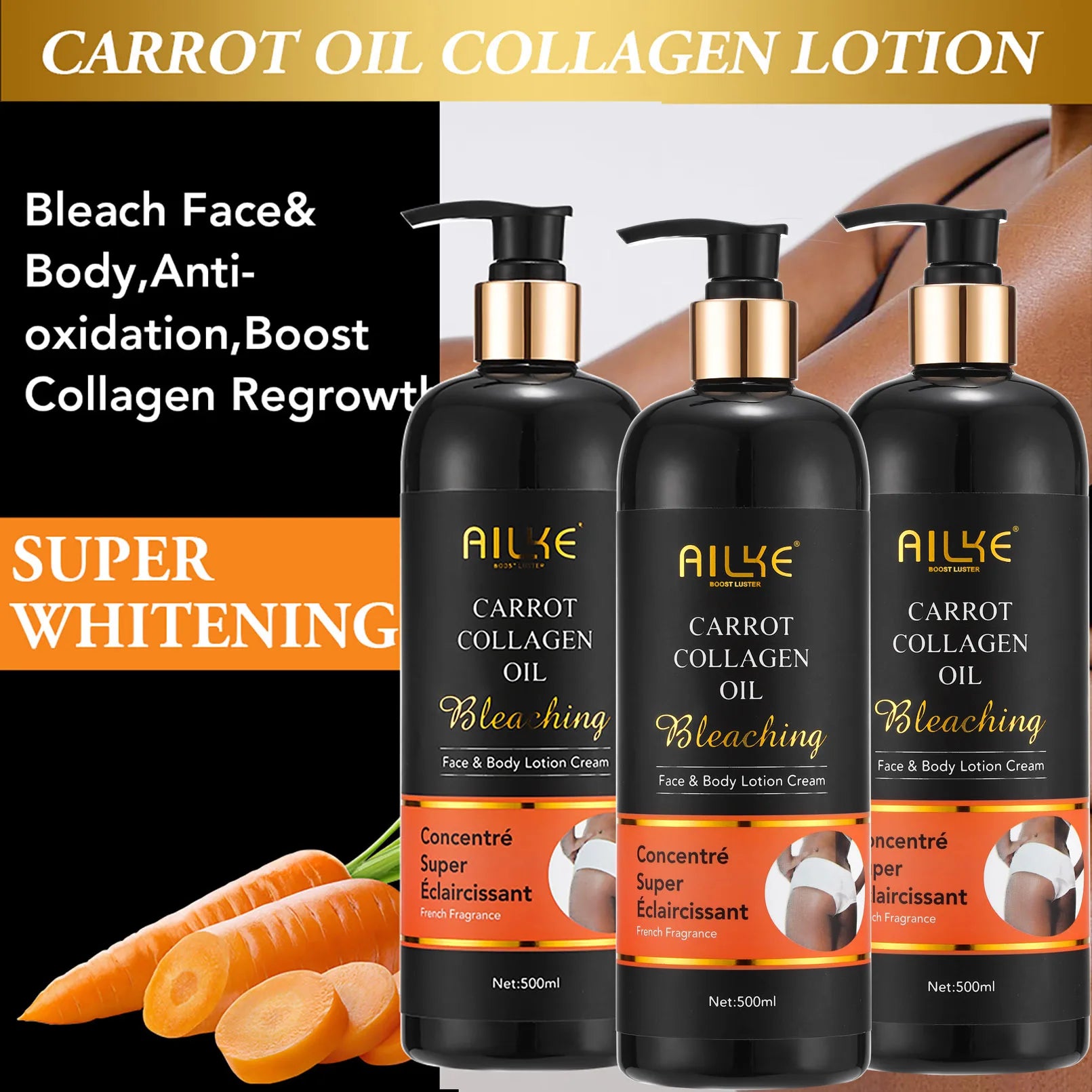 AILKE Whitening Spots Skin Care, With Collagen, Moisturize, Anti-Freckles