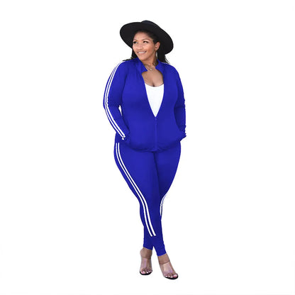 Plus Size Sets Women's Sweatsuits Winter Clothes Tracksuit 2 Piece Outfits