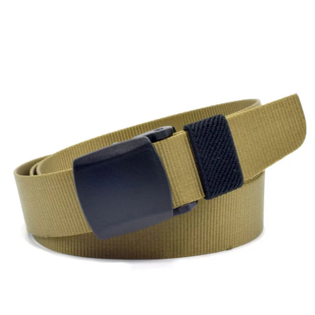 Best YBT Canvas Belt Plastic Smooth Buckle Belt Boys Teenagers Anti Allergy