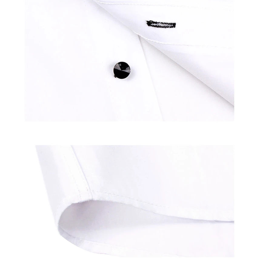 Men's Casual Shirt Long Sleeve Korean Trends Fashion Button-Down Collared Shirt