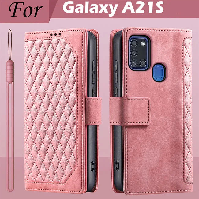 For Samsung Galaxy A21S Case Leather Flip A217F Samsung A21S Case