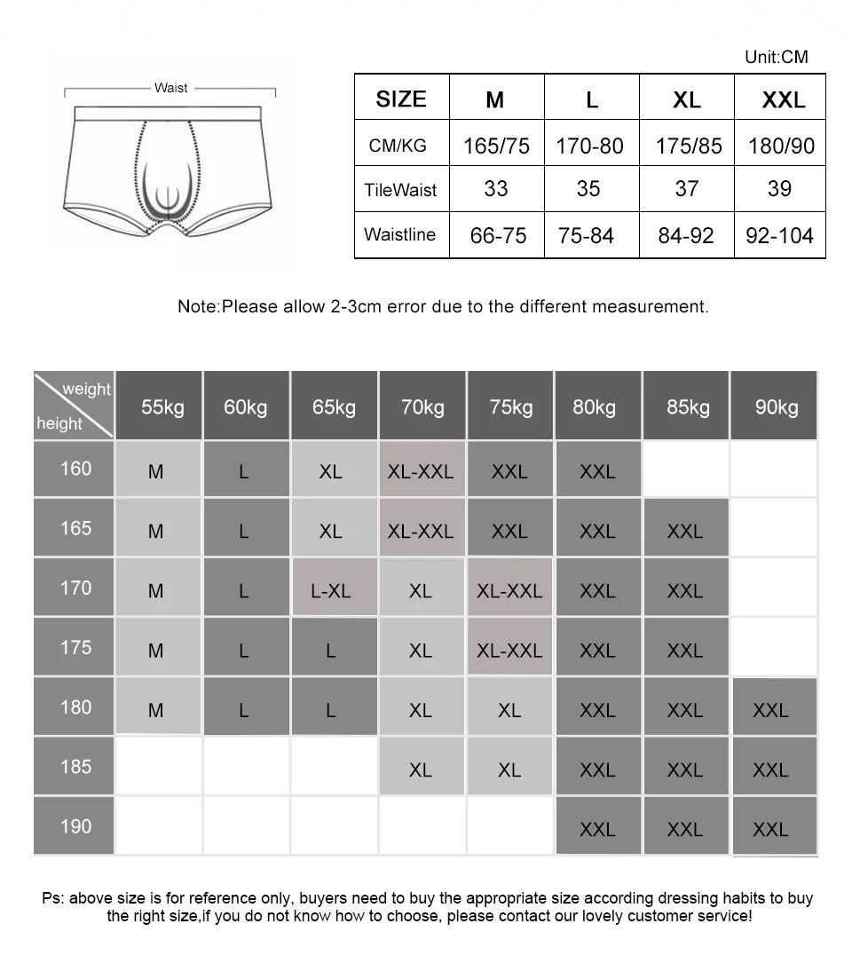 Men Boxers Underwear Ice Silk Comfortable Home Underpants Mens Breathable