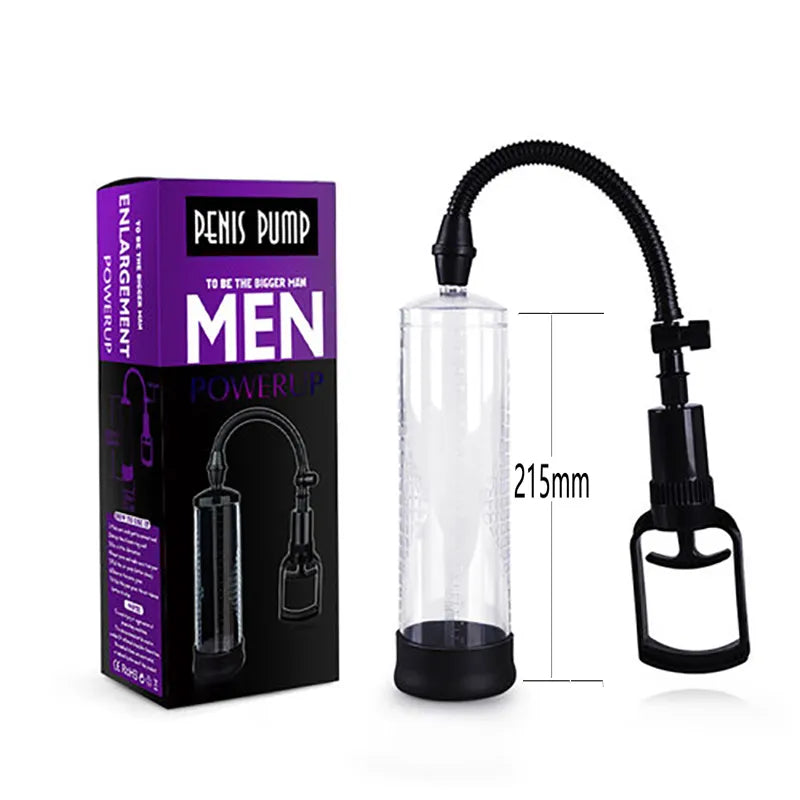 Penis Pump Vacuum Pump Toy for Adult Big Dick Erection Trainer Penis