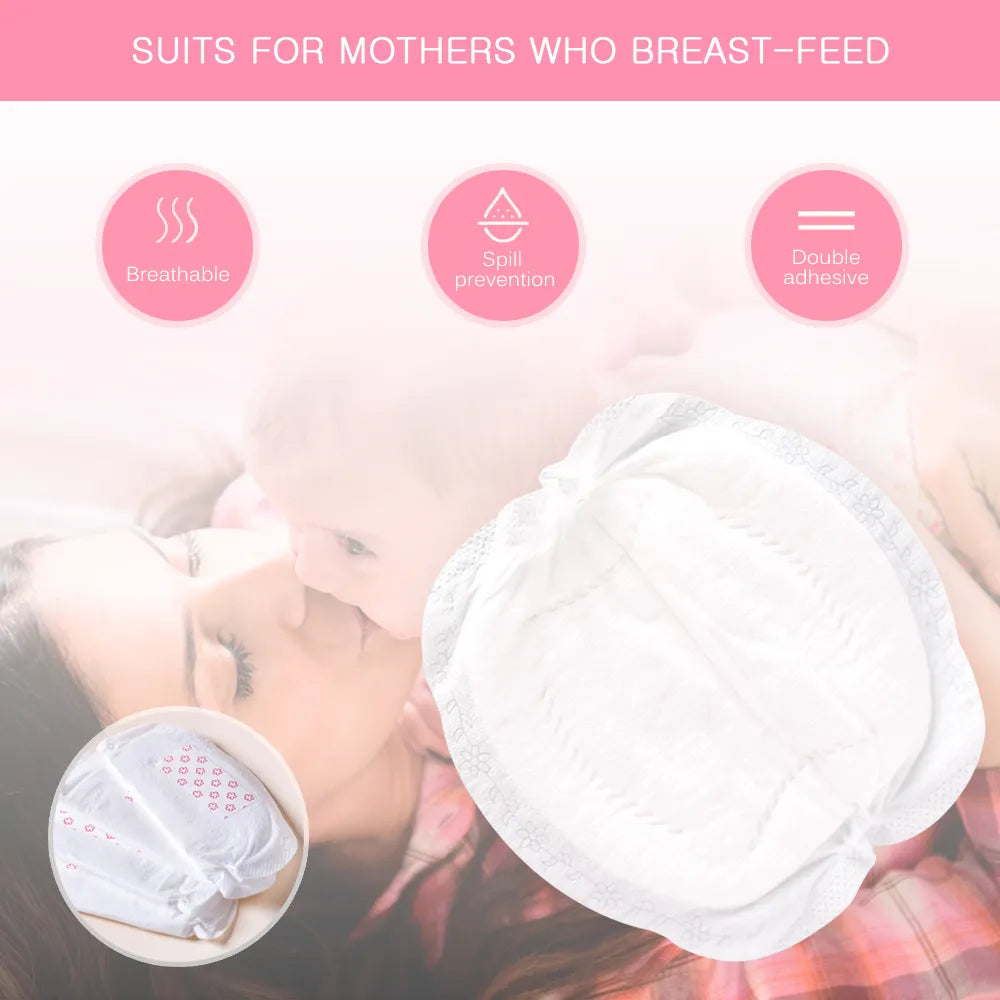 40pcs Pieces Breast Pads Nursing Pads Disposable Breast Pads Ultra-Thin Dry Soft