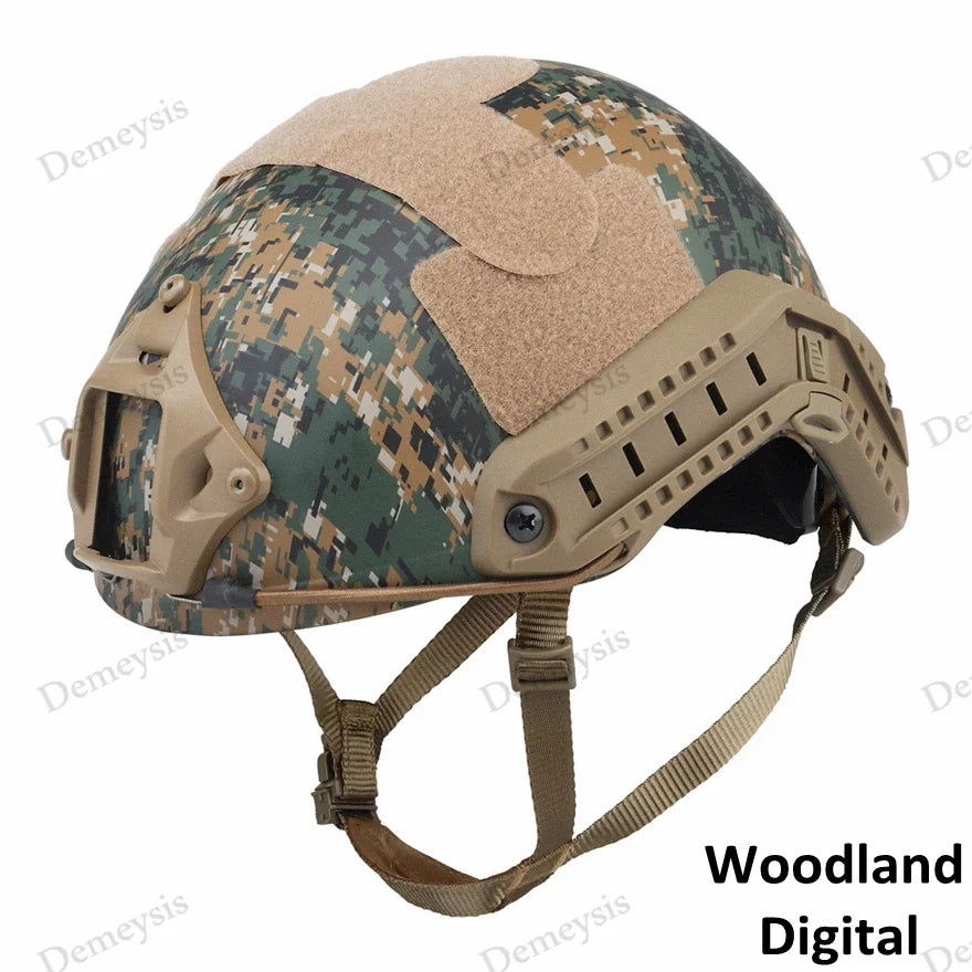 New FAST Helmet Airsoft MH Camouflage Tactical Helmets ABS Sport Helmet