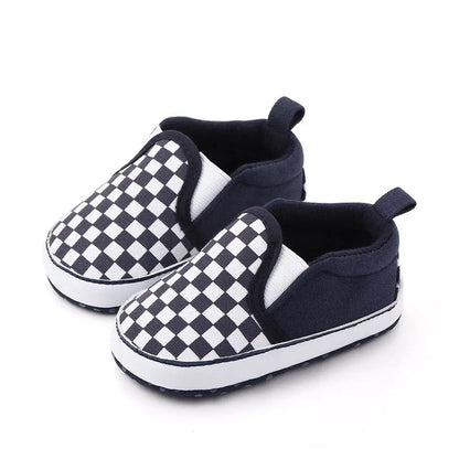 Newborn Baby Boys Shoes Pre-Walker Soft Sole Pram Shoes