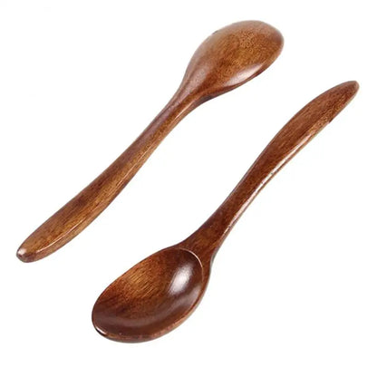 Wooden Spoon Home Flatware Porridge Bowl Chinese Bamboom Dinner Spoon