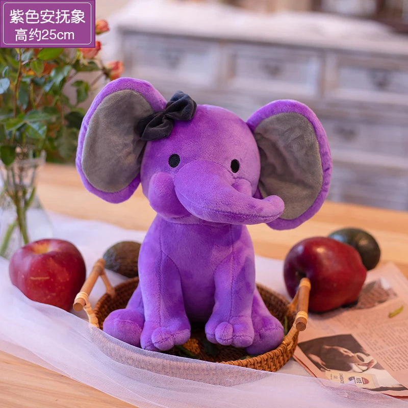 Elephant Plush Toys Kawaii Toy Stuffed Animal Doll for Boys White Elephant Toys