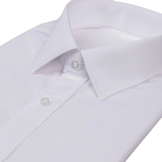 100s 2-Ply Luxury Wrinkle Free Dress Shirt Custom 100% Cotton White