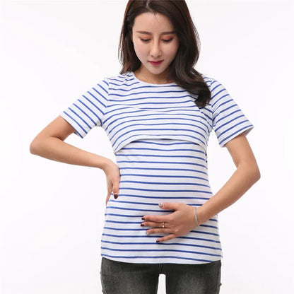 Pregnancy Clothes Maternity Clothing T Shirt Pregnant Women Breastfeeding