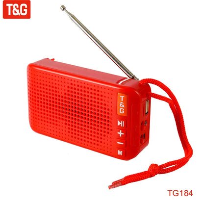 T&G TG184 Solar Bluetooth Speaker Portable Loudspeaker Wireless Outdoor