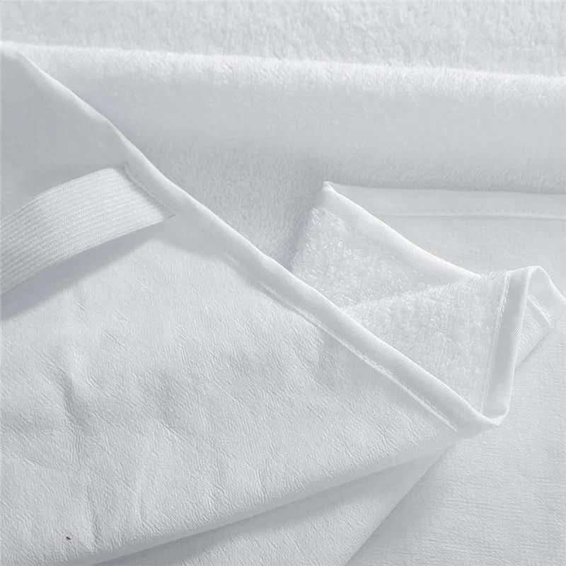 White Color Waterproof Mattress Protector  Waterproof Bed Sheet Mattress Pad