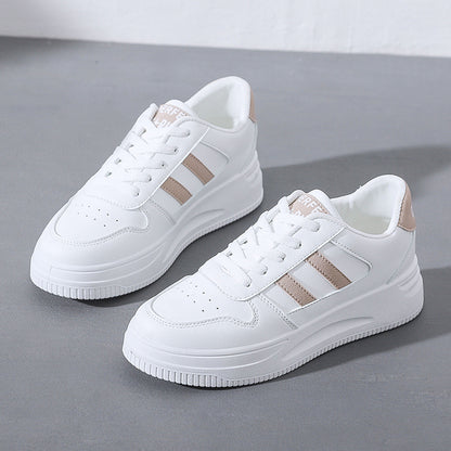 White Shoes 2023 Female Student Casual Shoes Breathable Sports Shoes